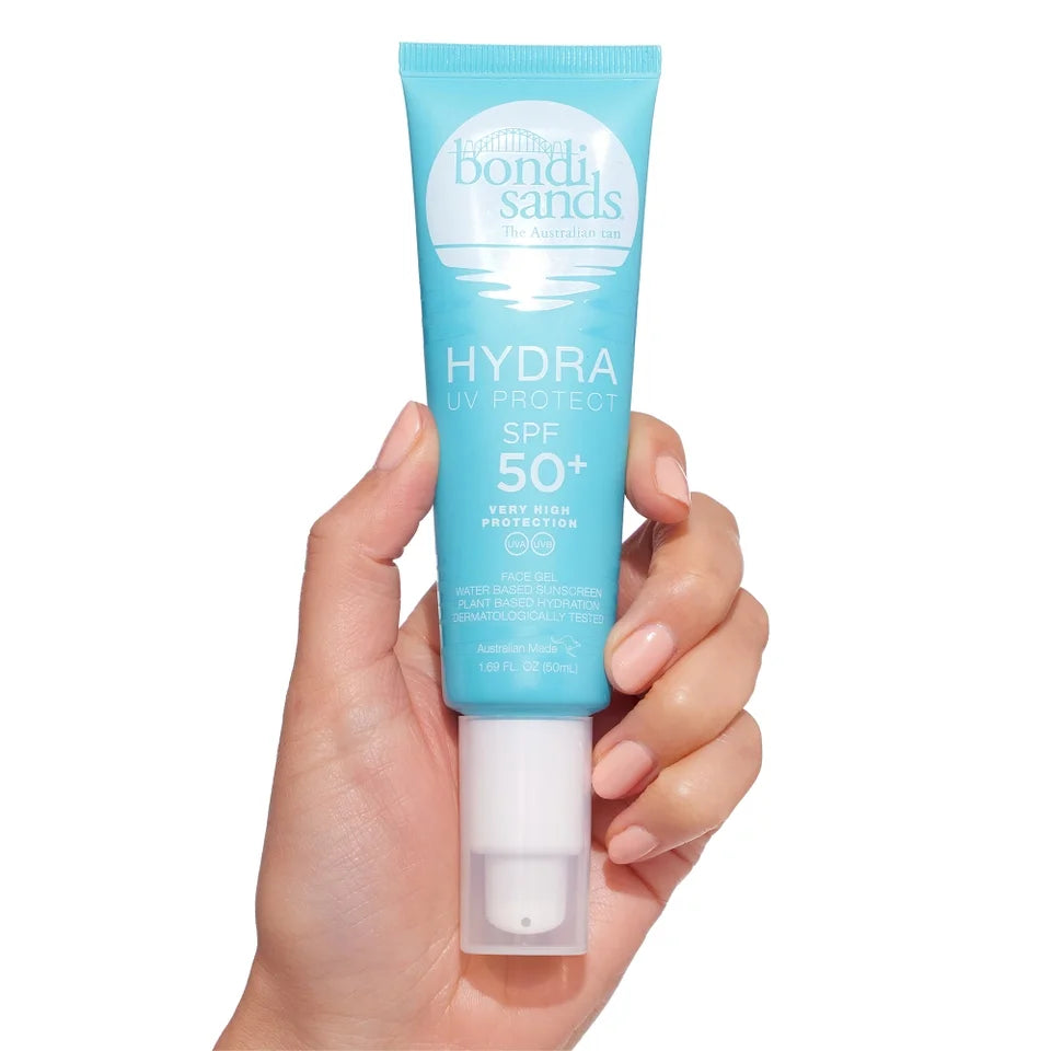 Bondi Sands Hydra UV Protect SPF 50+ Face Gel bottle