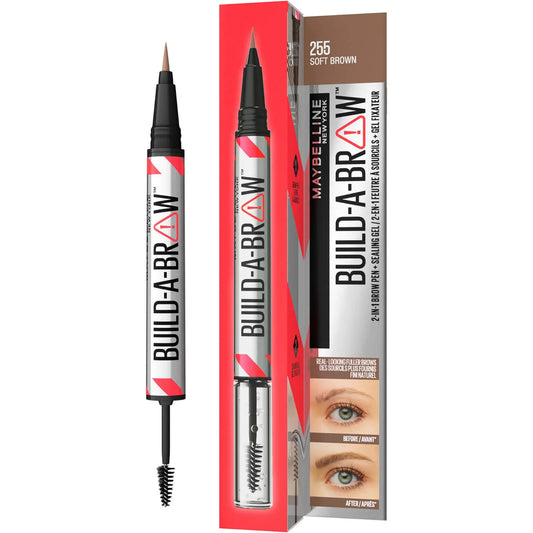 Maybelline Build-A-Brow 2 Easy Steps Eye Brow Pencil and Gel