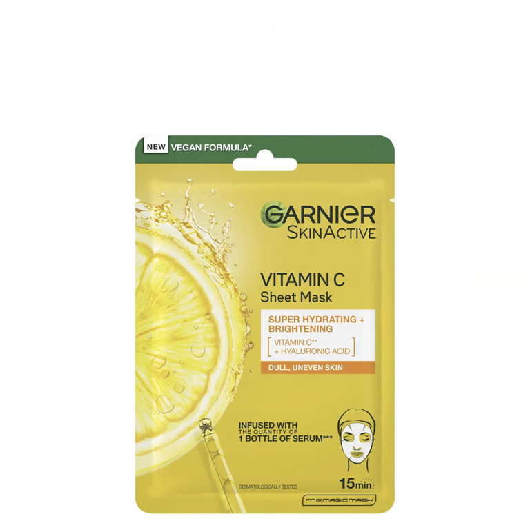 Garnier SkinActive Moisture Bomb Vitamin C Sheet Mask