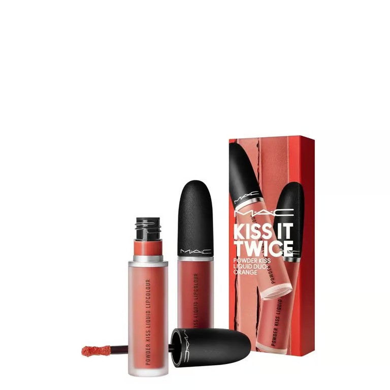 MAC Superstar Kiss It Twice Powder Kiss Liquid Duo Orange