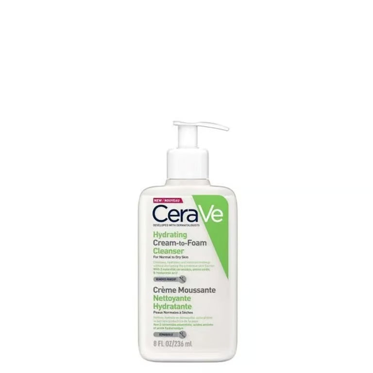 CeraVe Hydrating Cream-to-Foam Cleanser