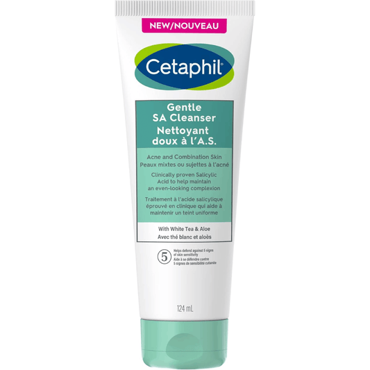 Cetaphil Gentle SA Cleanser Nettoyant 124 ml
