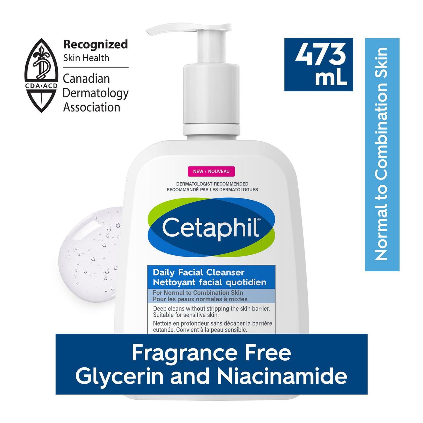 Cetaphil Daily facial cleanser 473 ml