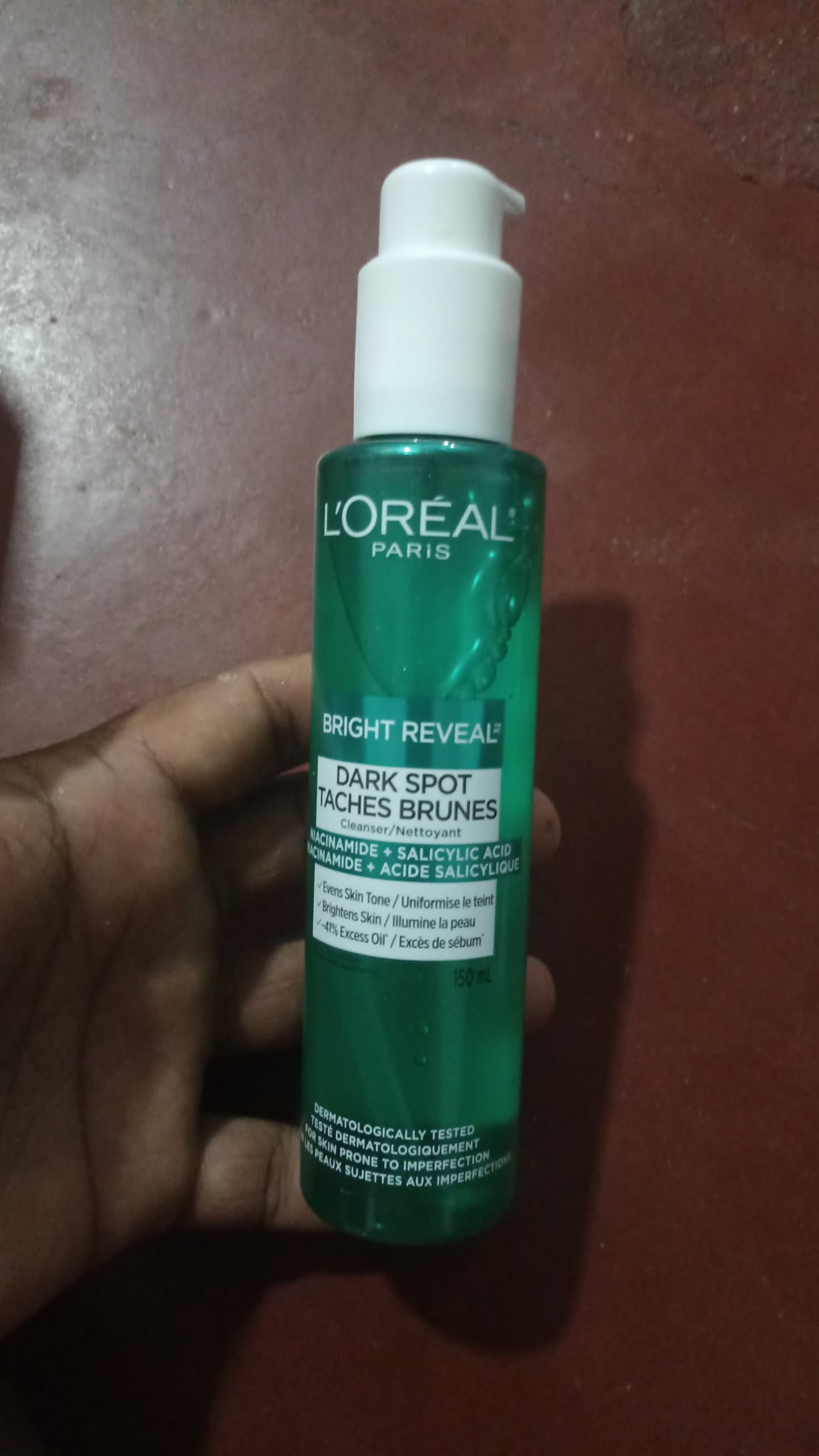 Loreal Paris Bright Reveal Dark Spot Serum in Cleanser 150 ml