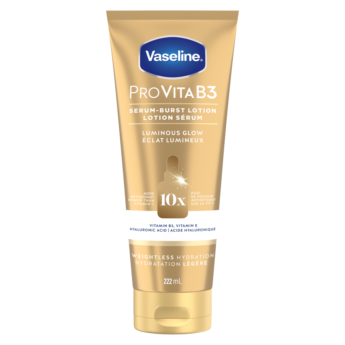 Vaseline Pro VitaB3 Serum Burst Lotion Luminous Glow 222 Ml