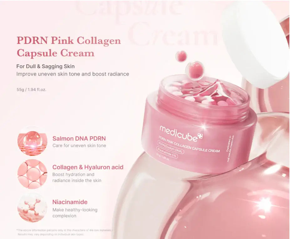 Medicube PDRN Pink Collagen Capsule Cream