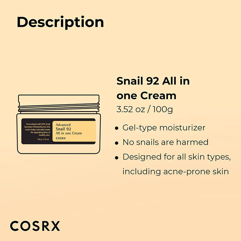 COSRX Advanced Snail 92 All in One Cream