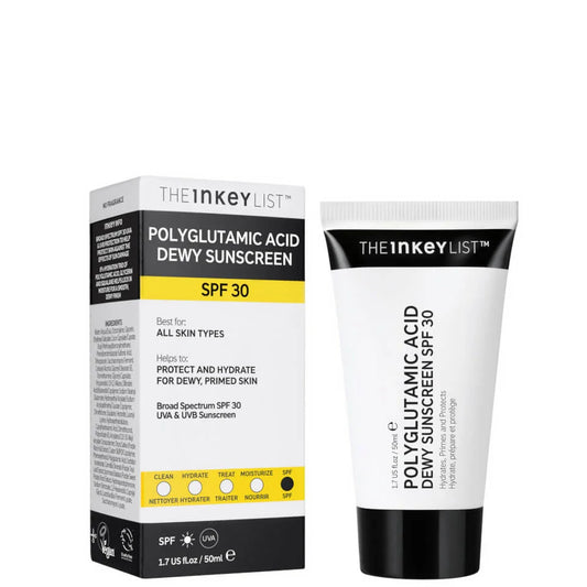 The INKEY List Polyglutamic Acid Dewy Sunscreen SPF30 50ml