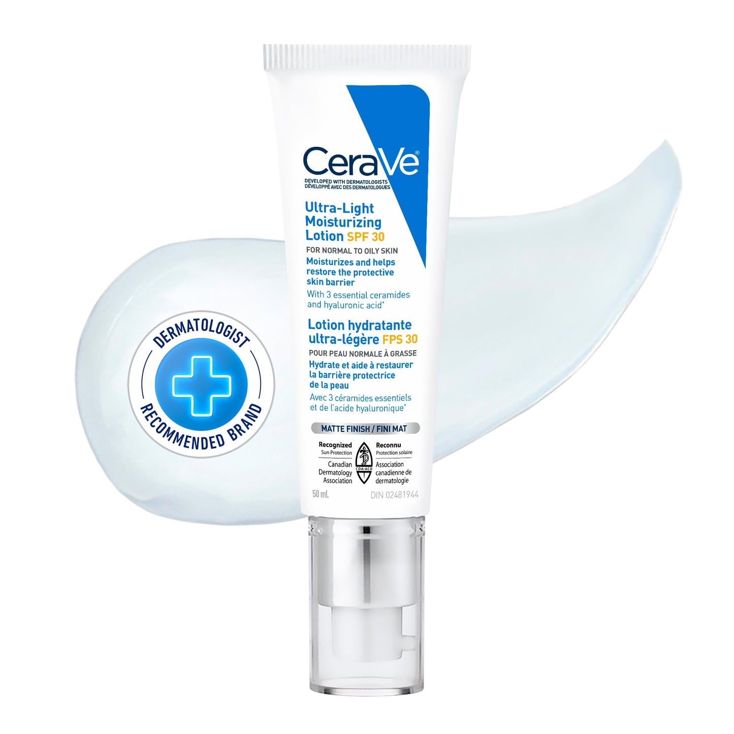 Cerave ultra light moisturizing lotion spf30 50 ml (Canada)