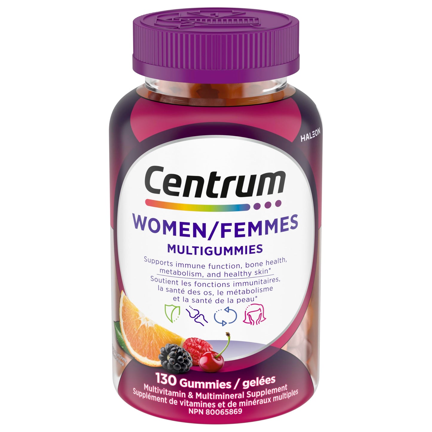 Centrum Women MultiGummies 130 Gummies (PREORDER)