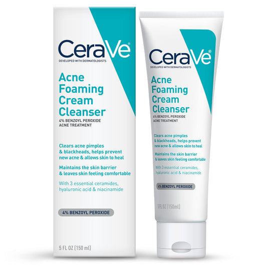  CeraVe Acne Foaming Cream Cleanser 