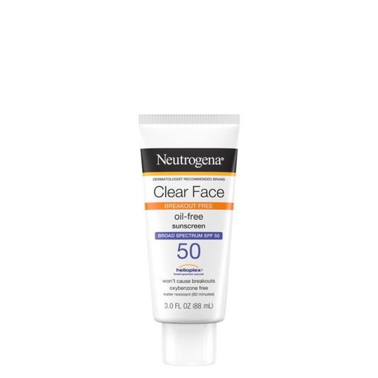 Neutrogena Clear Face Sunscreen Lotion SPF 50