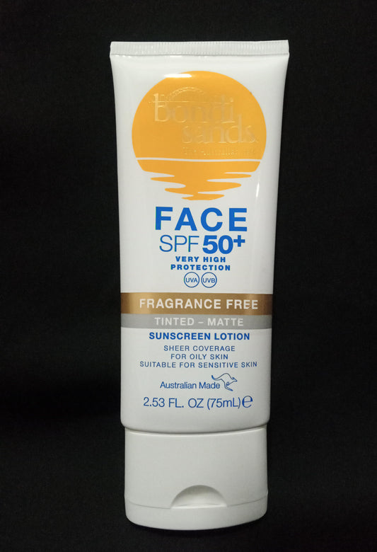  Bondi Sands SPF 50+ Matte Tinted Face Lotion bottle