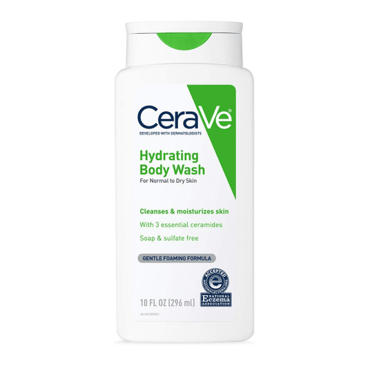 CeraVe Hydrating Body Wash for Dry Skin – 296ml