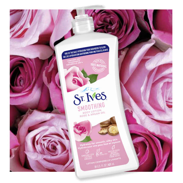 St Ives Smoothing Rose and Argan Oil Body lotion 621 ml