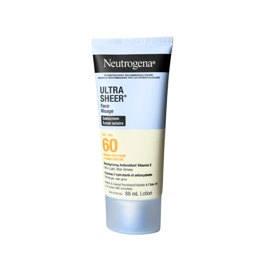 Neutrogena ultra sheer spf60 sunscreen 88ml