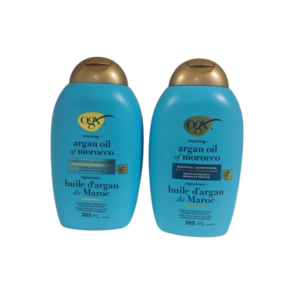 Ogx Argan oil of Morocco Renewing Shampoo and conditioner 385 ml