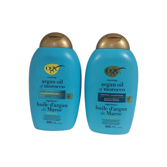 Ogx Argan oil of Morocco Renewing Shampoo and conditioner 385 ml