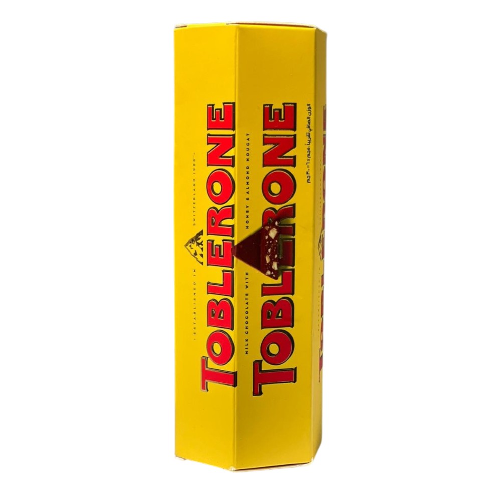 Toblerone milk chocolate with honey & almond nougat