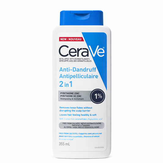 Cerave Anti Dandruff Shampoo 355 ml (2 in 1)