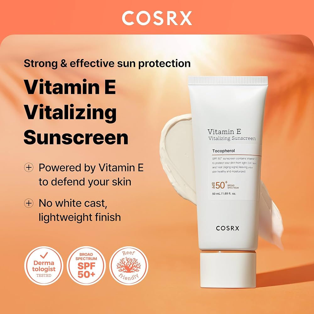Cosrx Vitamin E Vitalizing Sunscreen SPF50+ 50 ml