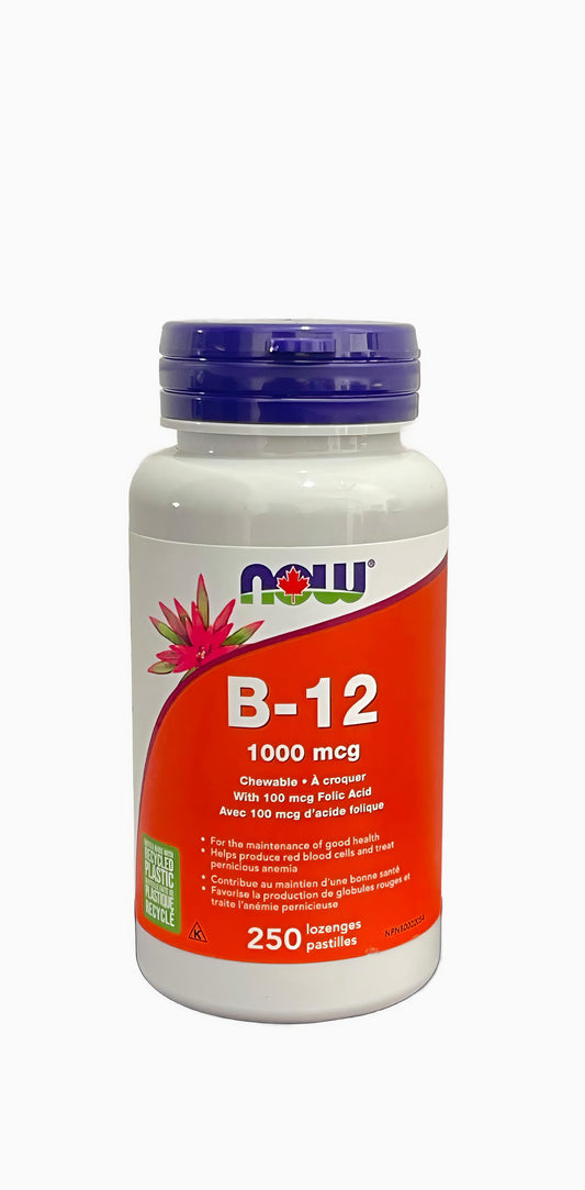 Now B12 1000 mcg 250 Lozenges