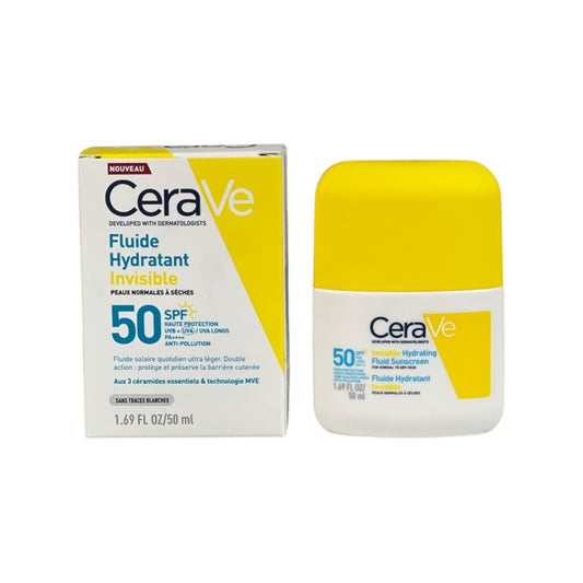 Invisible Hydrating Fluid Sunscreen Spf 50+ 50ml ( Normal to dry skin)