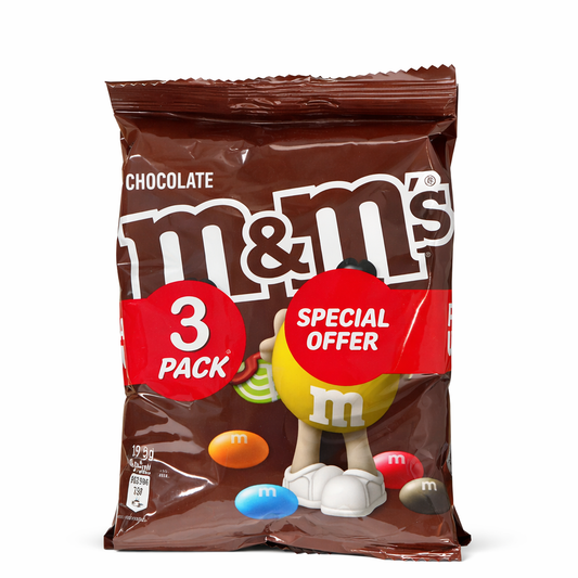 M & M 3 pack (Chocolate)