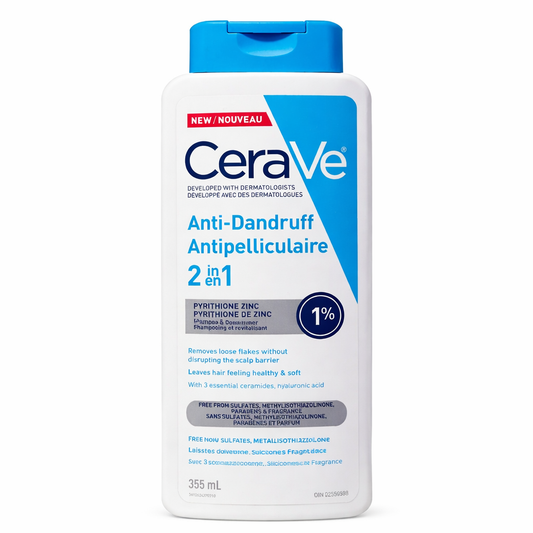 Cerave Anti Dandruff Shampoo 355 ml (2 in 1)