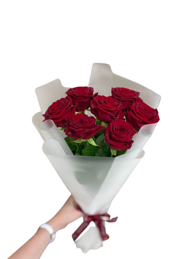 Red Roses Bouquet (7 Roses)