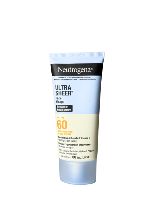 Neutrogena ultra sheer spf60 sunscreen 88ml