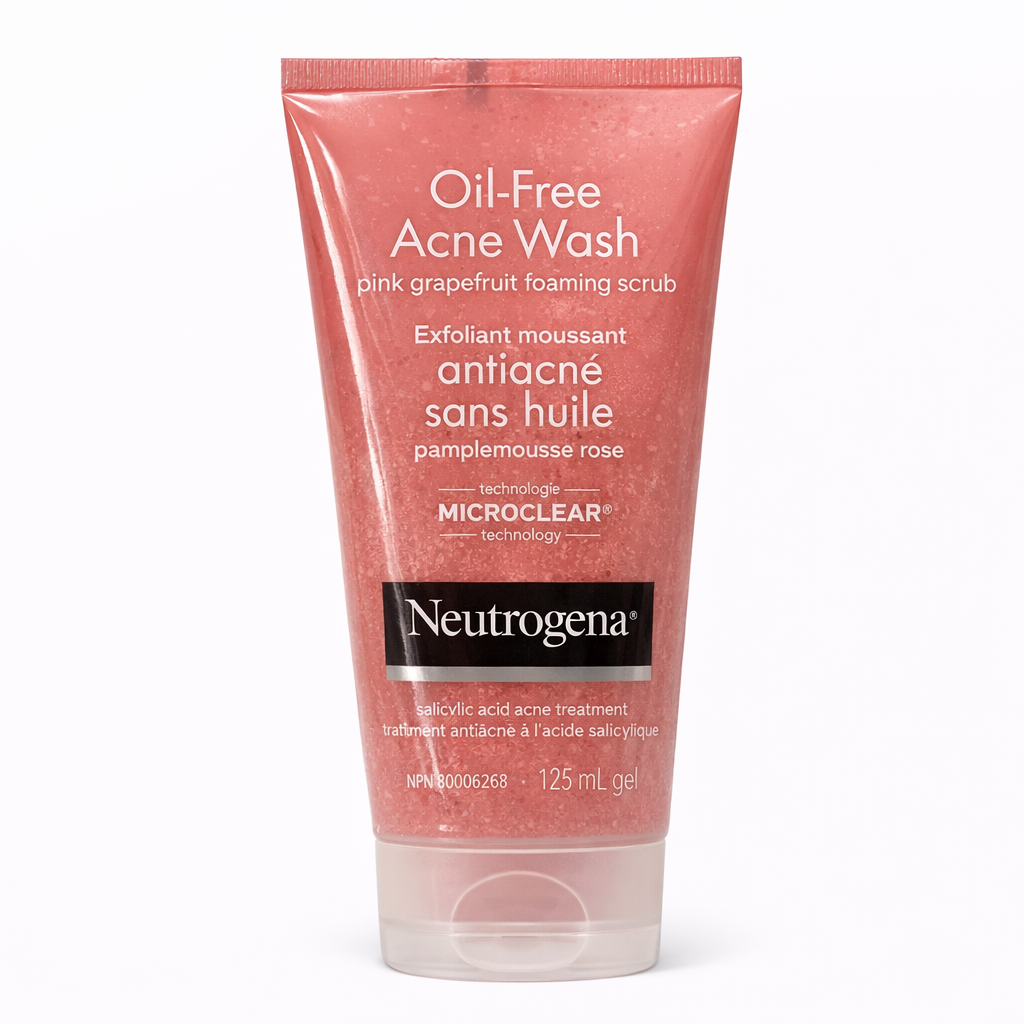 Neutrogena oil-free Acne Wash pink grapefruit facial Cleanser 125ml
