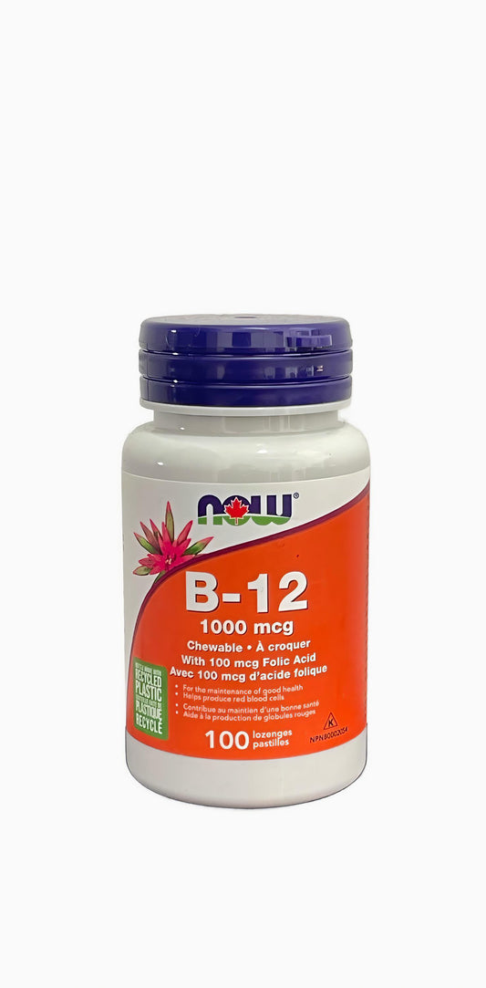 B-12 1,000 mcg Chewable Lozenges (Canada)