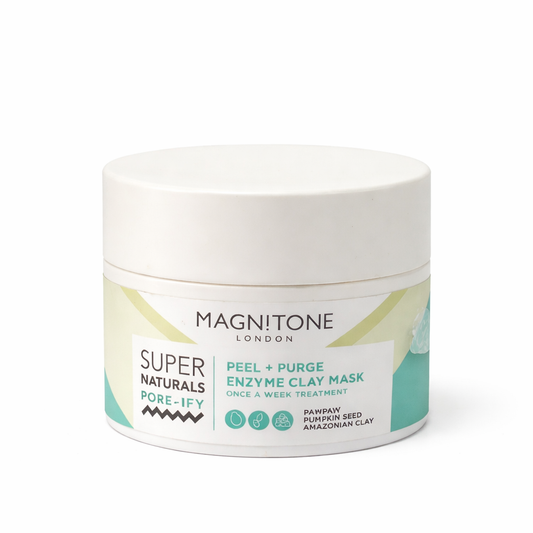 Magnitone SuperNaturals Pore-ify Peel + Purge Enzyme Clay Mask