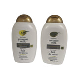 Ogx Coconut Milk Hydrate and restore shampoo and conditioner 385 ml