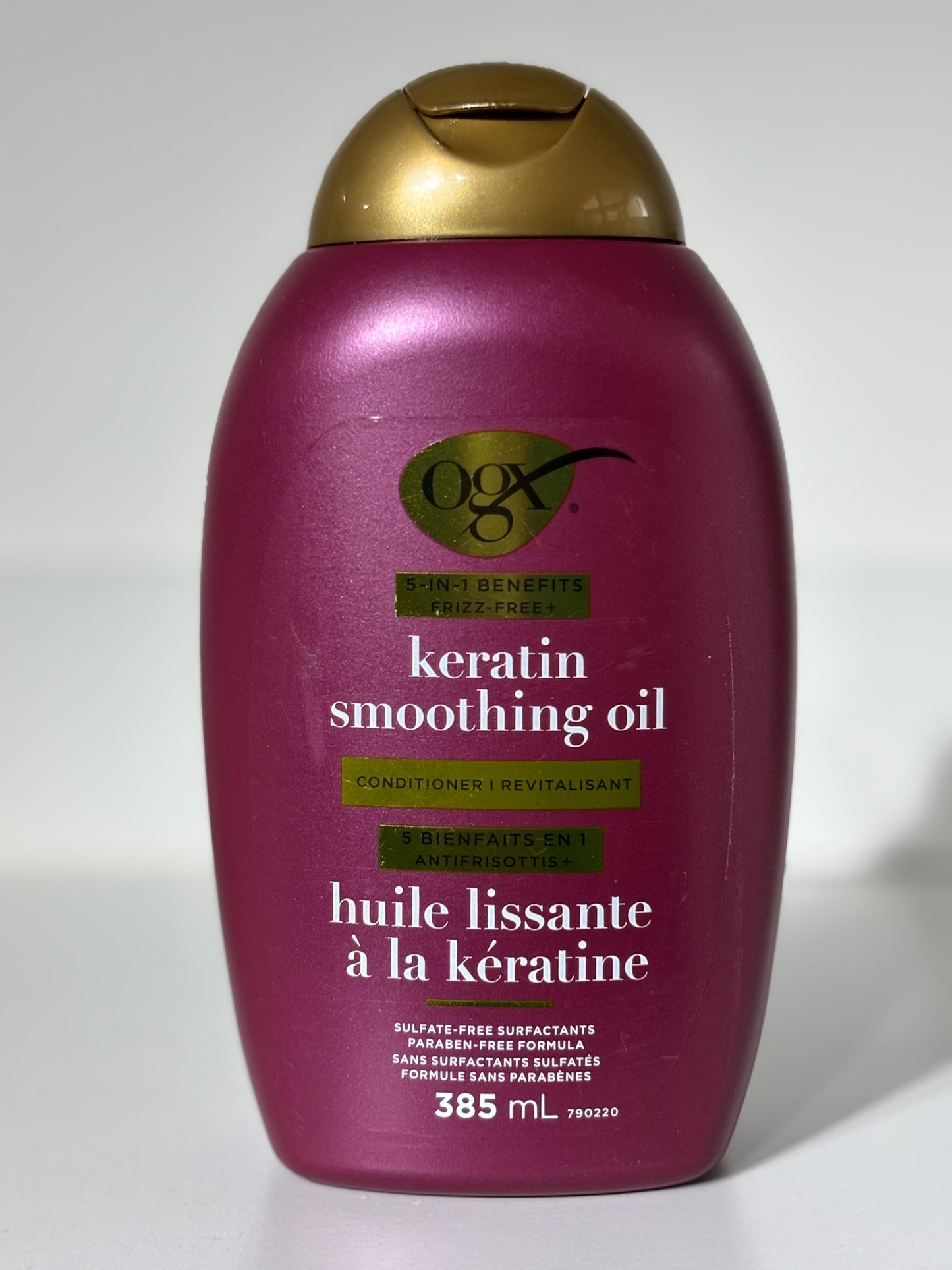 Ogx 5 in 1 Keratin smoothing oil Conditioner 385 ml