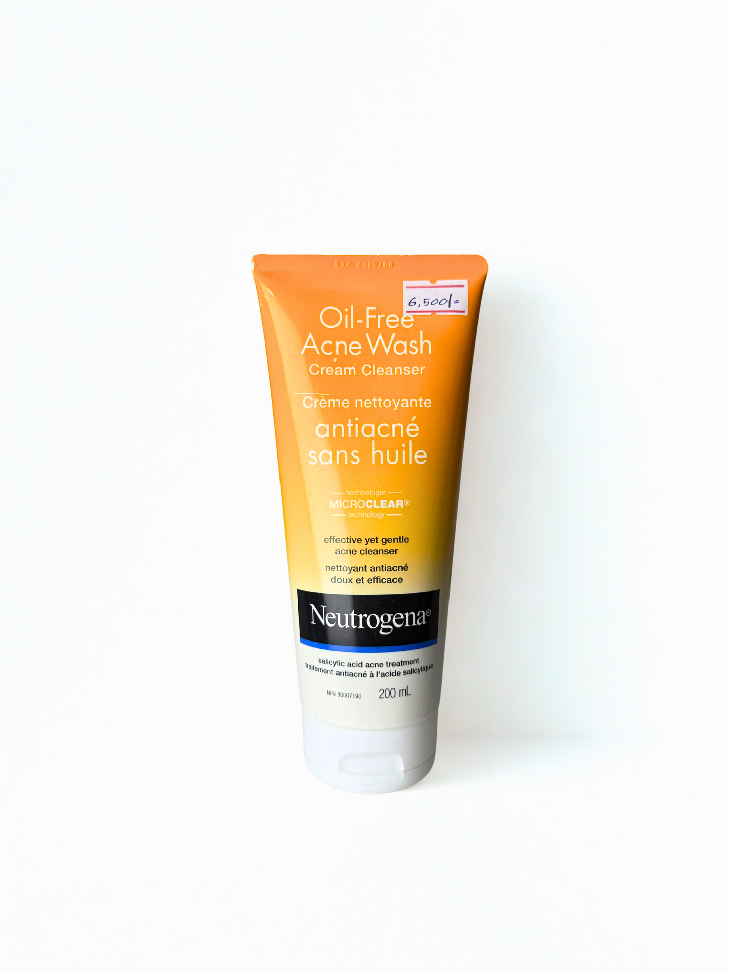 Neutrogena Oil Free Acne Wash Cream Cleanser 200 ml