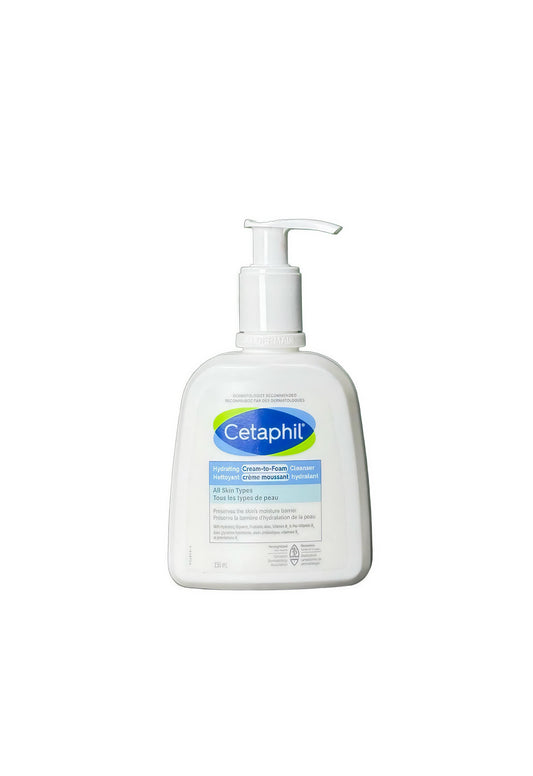 Cetaphil Hydrating Cream-to-Foam Cleanser 236 ml