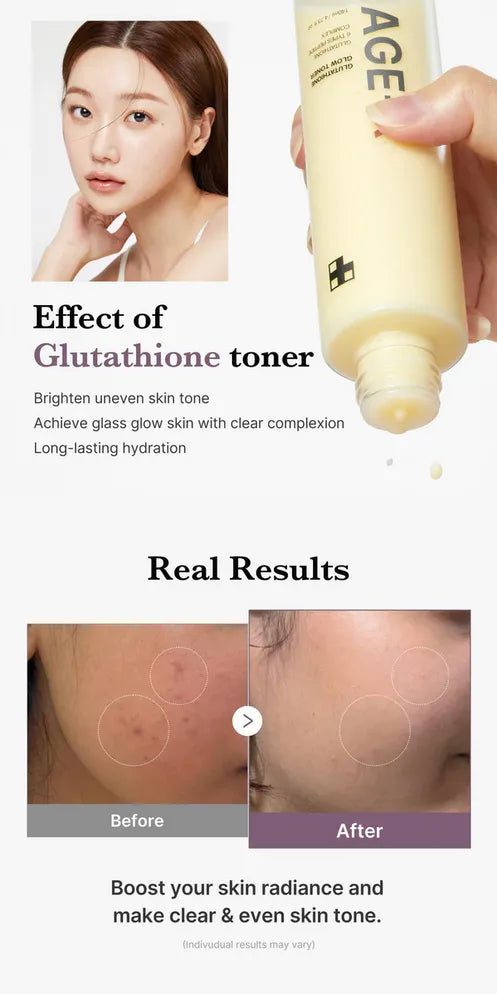 medicube AGE-R Glutathione Glow Toner 140ml